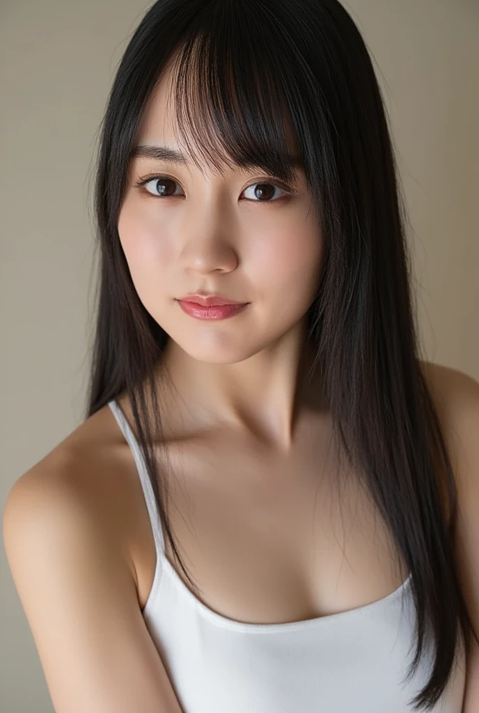 (Highest quality、Tabletop、8K、Best image quality、Award-winning works)、1. pretty girl、(Elegant light pink dress:1.2)、Perfect girl portrait photo、Glowing Skin、Standing Elegantly、Face close-up、(The simplest blurry background:1.1)、Glowing White Skin、Very white skin

