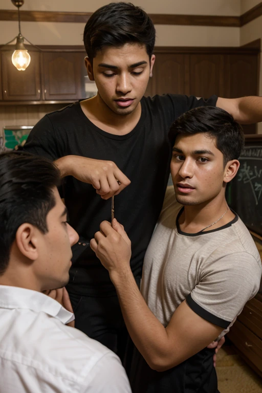 God sends his adult son to meet his adult brothers to pray for everyone.