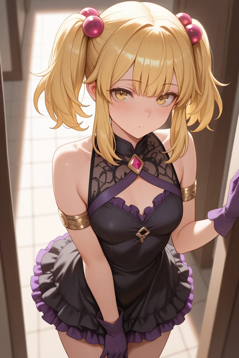 masterpiece, Highest quality, 8k wallpaper, alone, Miyashita_AI , smile , Floral lace underwear、Underwear only, bra, Panties Bigs、In under body, locker room