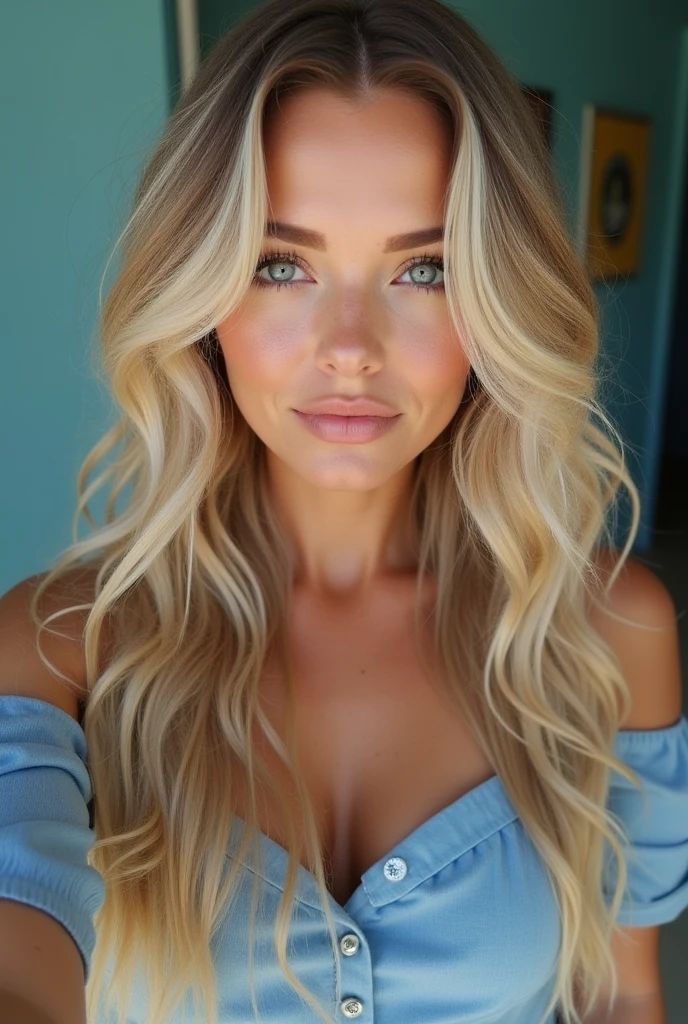 arafed woman in a white top and plaid blonde goddess, instagram model, 24 year old female model, sexy girl with long blonde hair, beautiful blonde girl, hot , long blonde hair and large eyes, blonde women, pretty face with arms and legs