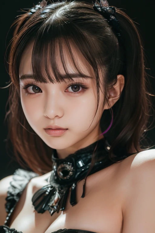 un primer plano de una mujer con cabello largo y rubio que llevaba un sujetador ?????, Lalisa Manobal, con cabello largo y ojos penetrantes, artwork in the style of Guweiz, Guweiz, Modelo IG | Artgerm, Lalisa Manoban de Blackpink, seductora chica de anime, Chica coreana, Tendencias en CGVatstation, Chica de anime en la vida real