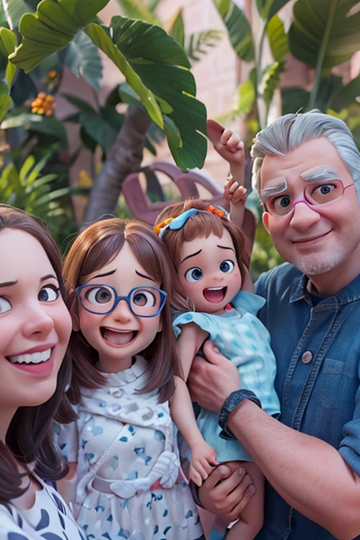 Smiling family posing for a photo in front of a house, divertindo-se, In Sao Paulo, Malika Favre, fami, Mulher de 30 anos de Cuba, Happy family, São Paulo, 2 0 1 9, 2019, andrea rocha, portrait of family of three, circunstanciado!, 3 5 year brazilian mother