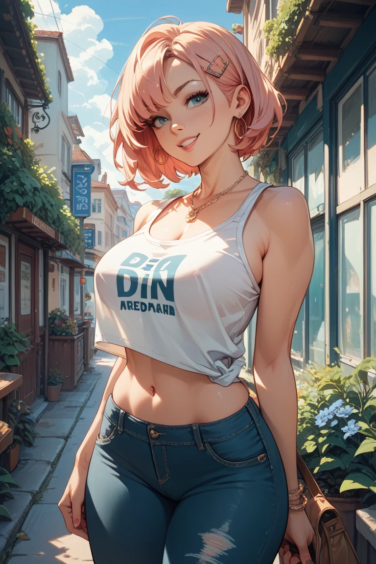 ((Best Picture Quality, 8k, tmasterpiece:1.3)), 1girl, Beautiful Korean young girl with slender abs:1.3, skinny slim body(thin slim arms, legs and thighs), visible to see her ribs,(Casual hairstyle, No leakage of beautiful tight round perfect breasts:1.2), wearing unbuttoned shirt:1(showing her half breast, without bra).1, Ultra-fine face, detailed eyes, double eyelid,ssmile,Home,hold body photo