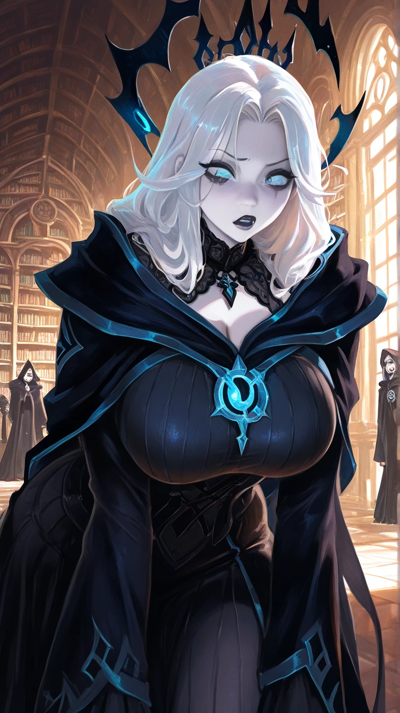Bela, big breasts and a cat