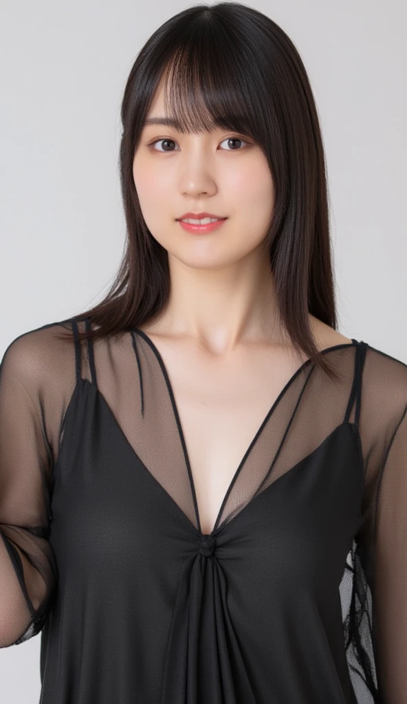 8k quality,masterpiece,best quality,cleveage,(Chest:2)in parliament,50 year old woman,Wearing black underwear on the lower body,Wearing black underwear on upper body,Slightly fat,Smile,