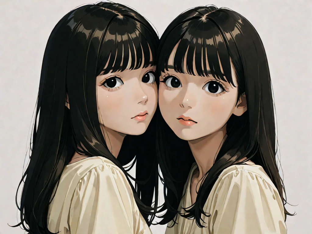 depressed, 2 girls, sisters, straight hair, pale skin, jumpsuit, blush, naughty, looking at camera, direct eye contact, from below, data center, server room, dark room, leds, wires, by Master of the Saint Bartholomew Altarpiece, by Joseph von Führich, by Uroš Predić, Noguchi Tetsuya, Murakami Kagaku, 1980s,
<lora:koff:.9:lbw=IND> <lora:psykoff:.9:lbw=MIDD>
<lora:add_detail:1>
<lora:age_slider_v2:-1> <lora:weight_slider_v2:-1>
 <lora:koffsirup:.9>