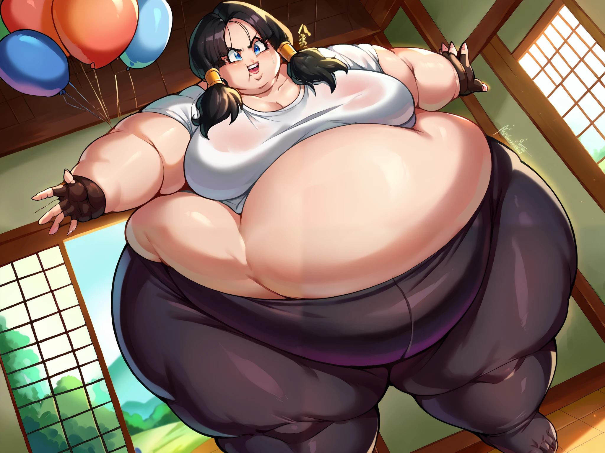 ((Masterpiece)), 4K, realistic anime, obese 1girl, obese lamia, scales, white shirt, full body, obese body, Original Character, fat arms, fat belly, big cheeks, cute and fat face, fat taill, Volumetric Lighting, Best Shadows, Shallow Depth of Field, Stunningly Beautiful Girl, Petite, Delicate Beautiful Attractive Face, WeightObese