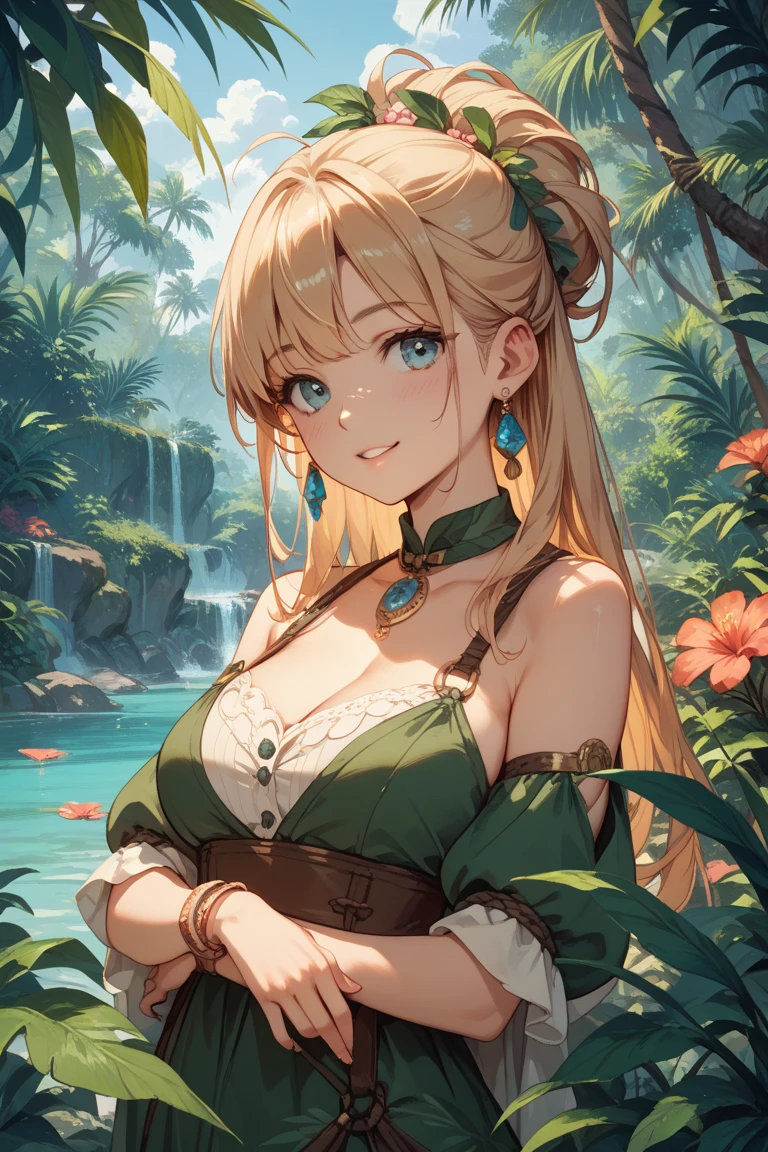 ((Highest quality)), ((masterpiece)), (detailed),(Perfect Face),Mysterious Forest Relaxing