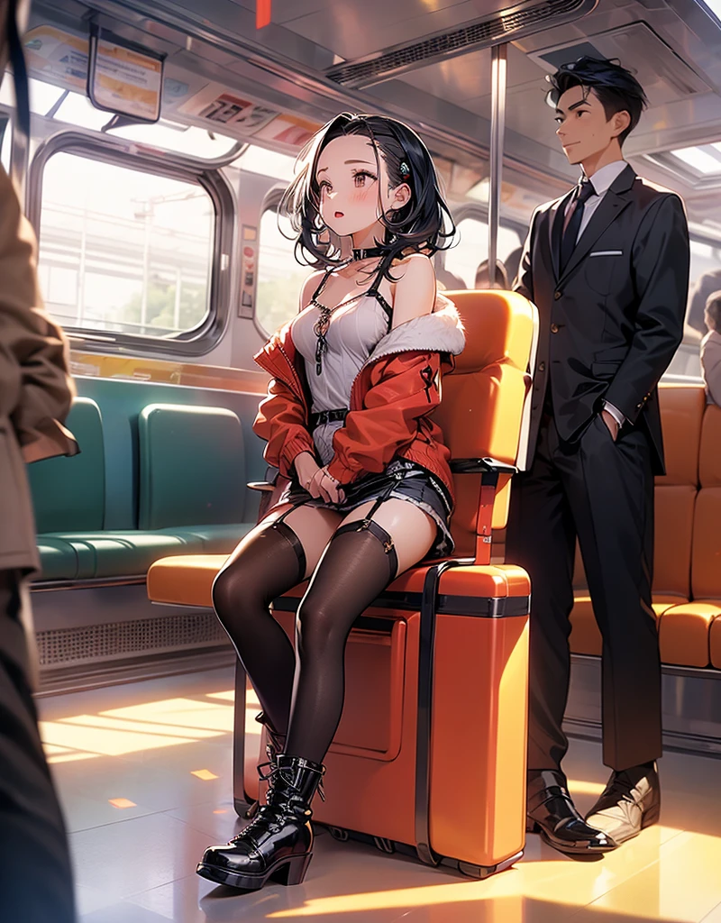 3 Females fucking females, public transport, hot, multiple females, fingering, hands on her tights female orgy, female crowd, bdsm, lesbian orgy scene, latex, bound, tied up, fisheye lens, female domination, rough, lesbian, yuri