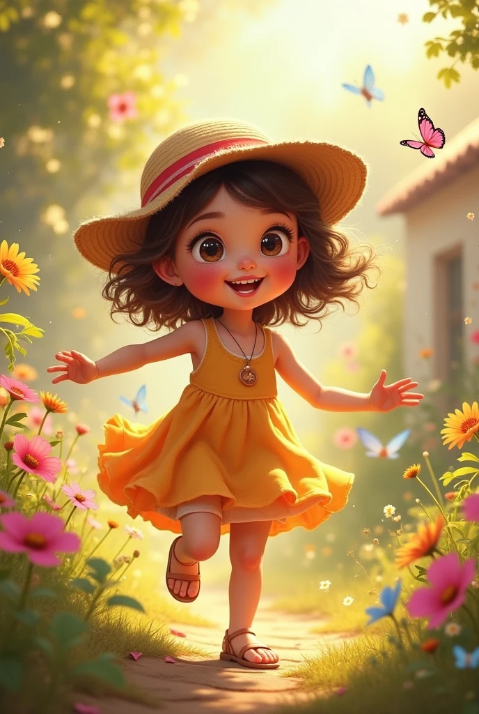 Young girl in pantis and bg