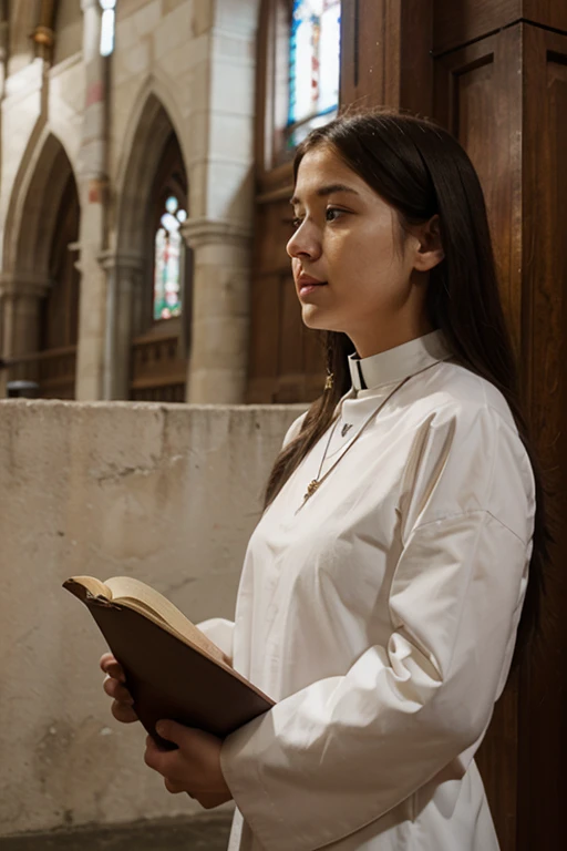 The holy spirit behind the preacher of the word in the church 