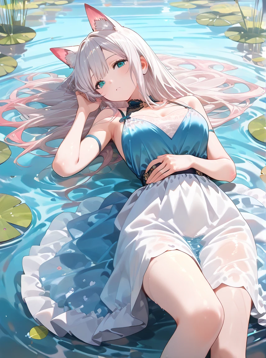 Water lilies, butterflies, ancient winds