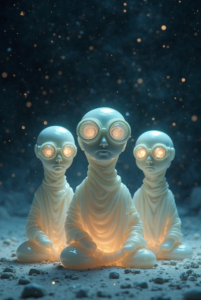 family of GHOSTS, ethereal family, transparent beings floating, photorealistic, hyperrealisitc, 8k, live action film, CGI, Bokeh blur, High detail, Sony Alpha α7, ISO1900,, detailed, realistic, 8k uhd, high quality
