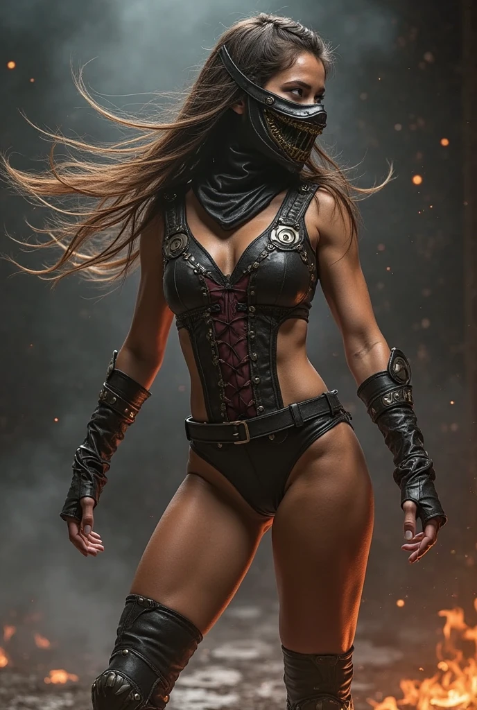 Mortal kombat, sexy, torn clothes, female