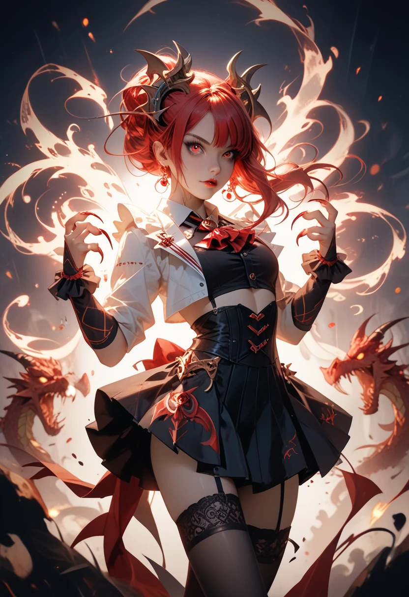 Chaotic Attire Description: The attire features an intricate and fragmented design, with chaotic colors and shapes constantly shifting. It grants the user the ability to manipulate and control chaos, generating chaotic explosions, distorting reality, and unleashing unpredictable bursts of energy. The attire also provides greater mental resistance against external influences.