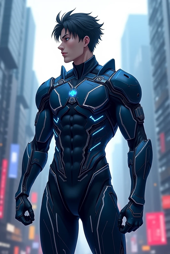 Japanese male handsome model　Black Hair　　 Shaved head　　looking at the camera　Shiny full-body silver suit　　　Shiny silver latex suit　　Fierce face　Handsome　　future　Metal Body　　 grim stare　　gaze　Sad expression　Moist eyes　Black Hair　Adult man　Metal Body　Face close-up　Upper Body