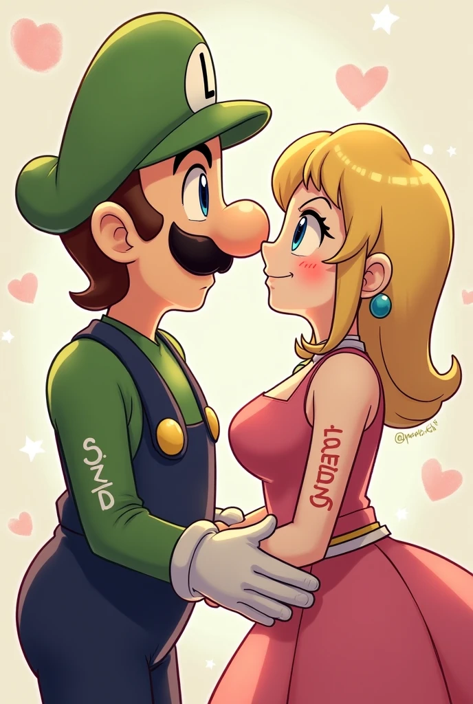 lithograph of Super Mario is kissing princess Peach in Bowsers castle. Peach is wearing pink lingerie. Mario is wearing a (red shirt:1.5), a red hat, denim trousers and (white gloves:1.4). In the background there is lava, fire and blocks, night . printmaking, smooth, detailed, bold, graphic,rough