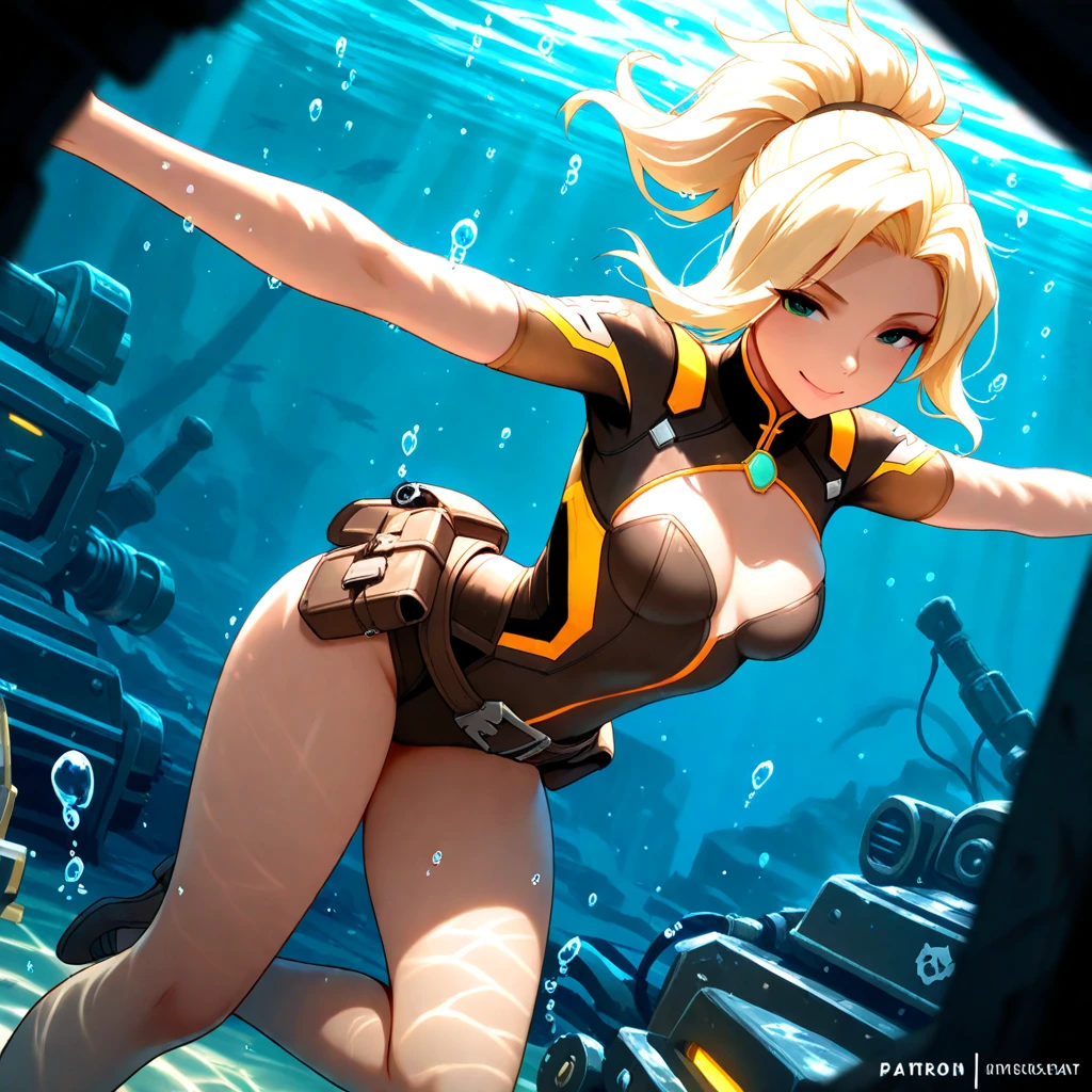 (Press Conference 1.5), (Interview 1.5), (Wide-range Shots), (Countless Cameras), (Flash Shot), (Yellow Hair 1.5) (Ultra Short Hair 1.5), (Cleavage), (Larger Boobs), (Dynamic Movement), (Vivid and Vibrant), (Tight Swimsuit), (Shut Up), (Small and Flexible), (Draped in Oversized White Towel 1.5), (Best Quality)