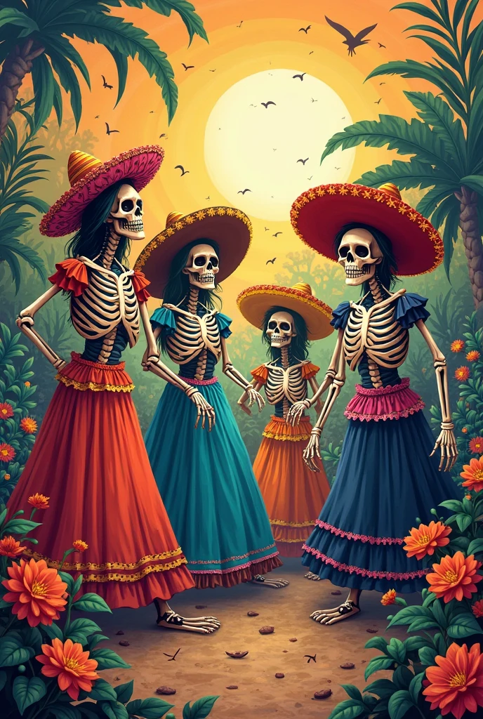Day of the death art