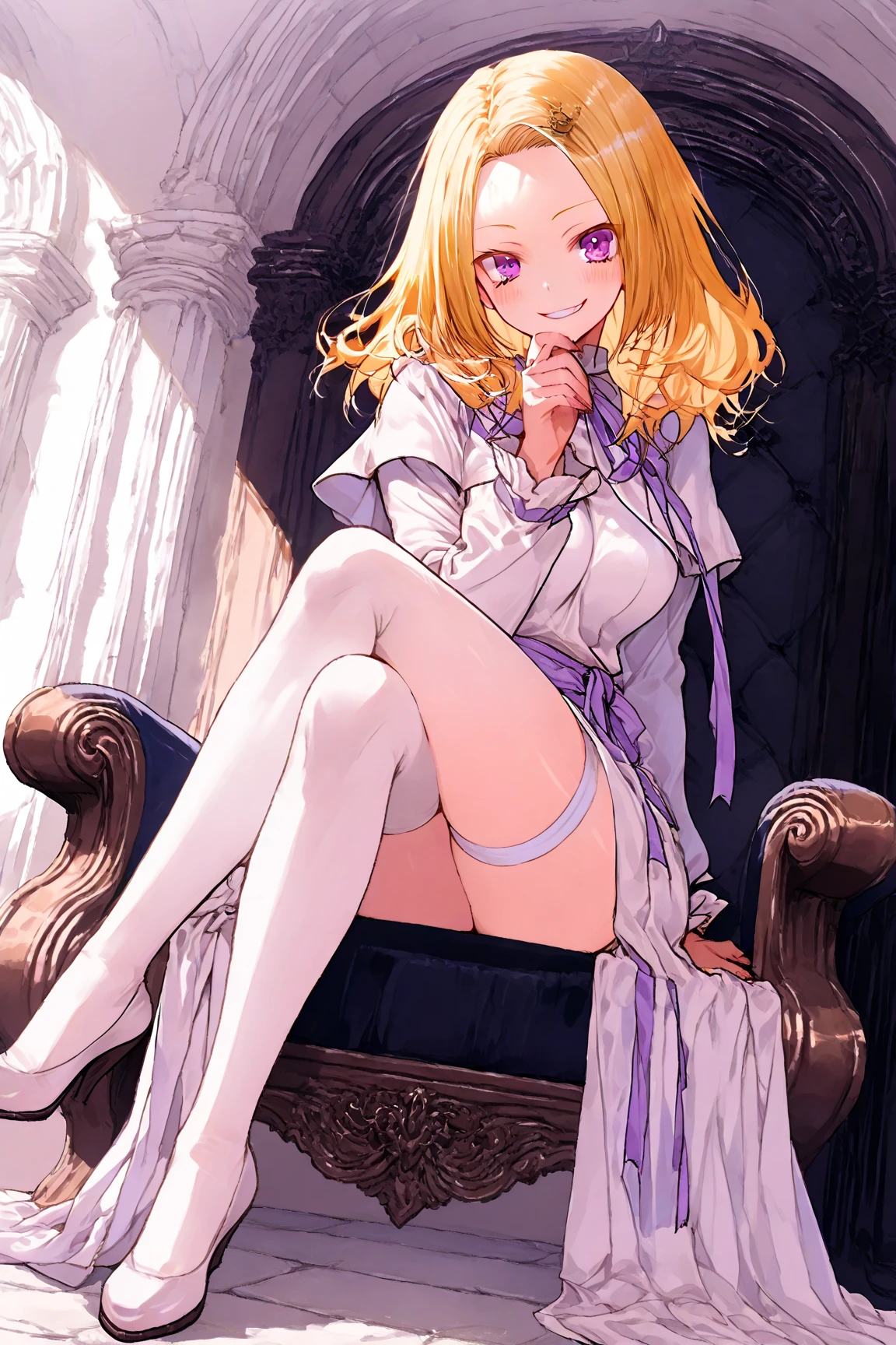(masterpiece) 1girl, (8k, RAW photo, best quality, ultra high res, photorealistic, ultra-detailed), reading book, plushies, ninym ralei, ((blonde)), 20s <lora:ninym1:1>