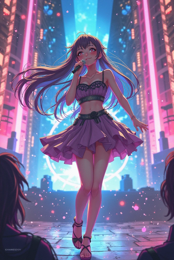 shiny hair, expression of shadow,