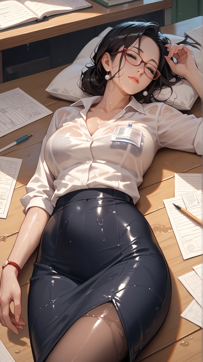 (masterpiece), (best quality), (ultra-detailed), (best illustration), (best shadow), (absurdres), Female, 25 years old, looking at viewer, steam, shy, nose blush, nsfw, medium breasts, tongue, cum, bukkake, cum in mouth,