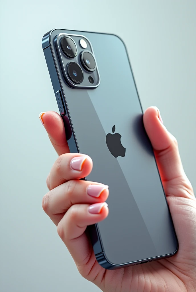 "Create a photorealistic image of the iPhone 13 in a modern and luxurious setting with a sophisticated color palette. The iPhone 13 should be depicted with meticulous attention to detail, capturing its sleek design and cutting-edge features. The image should be set in a contemporary environment with clean lines, elegant furniture, and high-end aesthetics. The surroundings should exude sophistication and luxury, with a color palette that includes refined and opulent tones. The lighting should be soft and atmospheric, enhancing the beauty of the iPhone 13 and creating a sense of elegance. The camera angle can be a medium shot, allowing for a detailed view of the iPhone 13 and its stylish surroundings. The lens used should be a prime lens, capturing the intricate details of the iPhone 13 with sharp focus. The image should have a high resolution, showcasing the fine textures and reflections on the iPhone 13 and its luxurious backdrop."