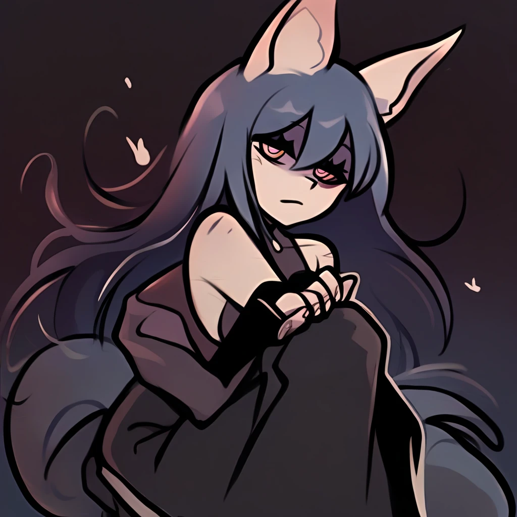 anthro fox, Rivaylian Bandit Fox in tentacle pink aesthetic art style, SFW (score_9,score_8_up,score_7_up,score_6_up,score_5_up,score_4_up) 
