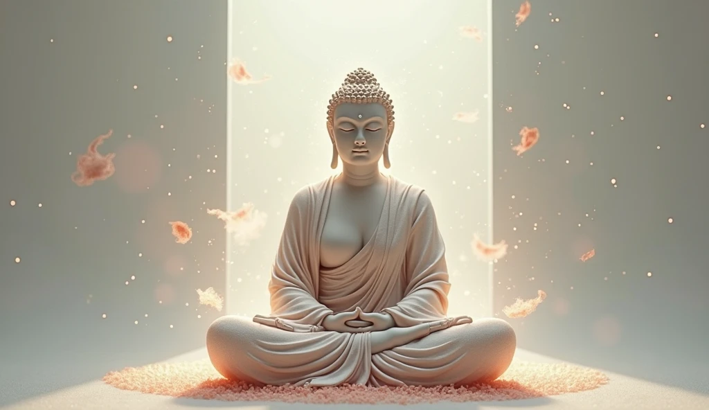 Decor zen pastelle avec les chakra et boudha 