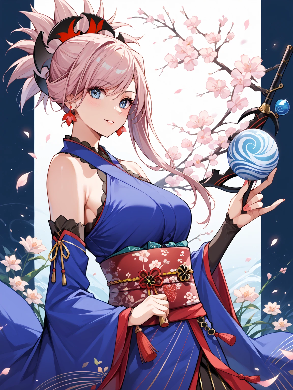 (masterpiece)、(highest quality)、((Super detailed))、(super delicate)、naughty chinese princess、Pastel colors hair、beautiful breasts、gorgeous castle、Fantastic starry sky、pink hair, cleavage, aurora