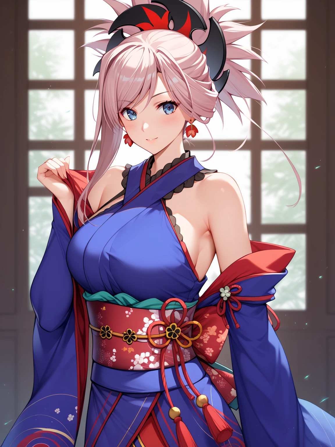 Masterpiece、top-quality、detaileds、Colossal breasts mature woman、jpn、2 knife flow、Ganryu Island、white  hair、Musashi Miyamoto（Musashi Miyamoto）ha、A swordsman in the early Edo period、A tactician who served a feudal lord、artist。Founder of Niten Ichiru tactics using two swords。京都の兵法家・吉岡一門との戦いやGanryu Islandでの佐々His duel with Ki Kojiro is famous.。 後世にha、Theater, novels, manga, movies, anime, etc.々Became the subject of a video work、現代でha「Kengo」またha「Kensei」is called[2]。Especially novels by Eiji Yoshikawa『miyamoto musashi』is famous, but、There are many creations that differ from historical facts.。 Own books translated and published in foreign languages『Book of Five Rings』にha十三歳から二十九歳までの六十余度の勝負に無敗と記載[Note 1]There is a。 In the past, he also frequently made paintings, arms, and horse harnesses.、Designated as a national important cultural property『Cormorant picture』『Dry tree and songbird』『Red plum pigeon illustration』をhaじめ『Front view of Daruma』『Illustration of Rohba Daruma』『A folding screen depicting a wild goose』『Wild horse illustration』Ink paintings and saddles such as、Crafts such as wooden swords are stored in museums around the country.。 島田美術館が所蔵する有名な肖像画ha作者不詳[1]But、身体を緩めている様ha『Book of Five Rings』It is in line with the secret preached by、There is also a theory that it is a self-portrait.[2]。