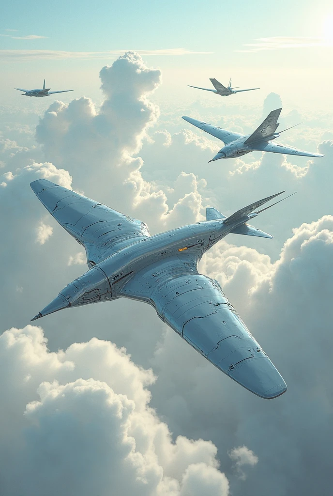 A majestic plane, with its metallic wings gleaming under the soft glow of the setting sun, gracefully touches down on an aircraft carrier, suspended in the vast expanse of the ocean. The carrier, a testament to human engineering, trembles slightly as the massive plane comes to a halt. The deck, typically bustling with activity, is now empty, save for the crew who watch the spectacle with awe. The plane, in stark contrast to the calm sea, is a symbol of power and prowess, its design a blend of functionality and beauty.

In the background, a peculiar sight catches the eye - a walking mushroom, its cap as wide as a house, meandering along the edge