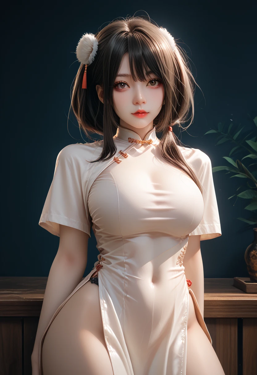 Wu Xuanxi，female high-school student，rays of moonlight，big breasts beautiful