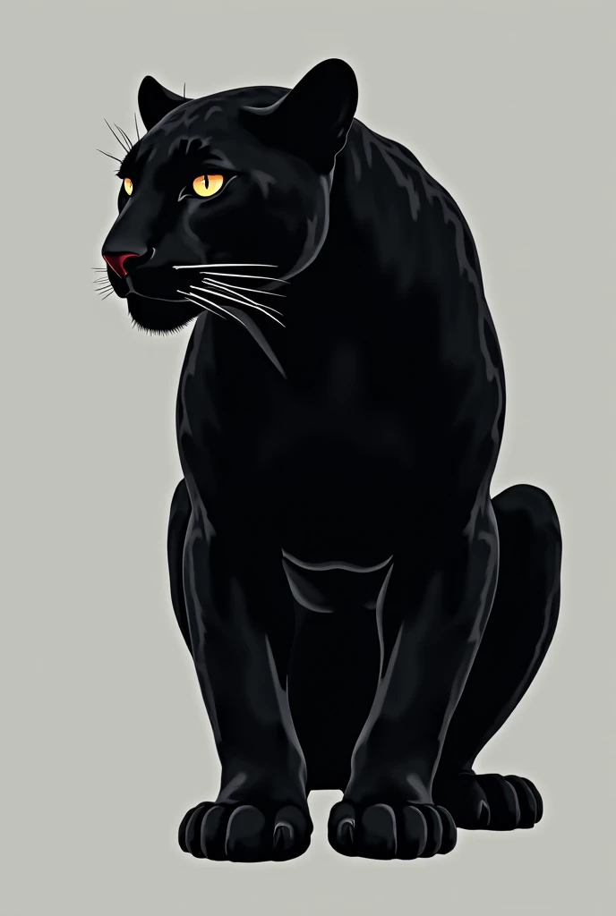 Feral, furry, panting, panther, detailed legs, , 1 tongue, 1 big feline dick , 1 anus, 2 big feline testicles, detached 1 tail, , after orgasm, vivid colors, realistic , white background, cum in ass, cum on floor, cum on feline dick , realistic feline dick, feline