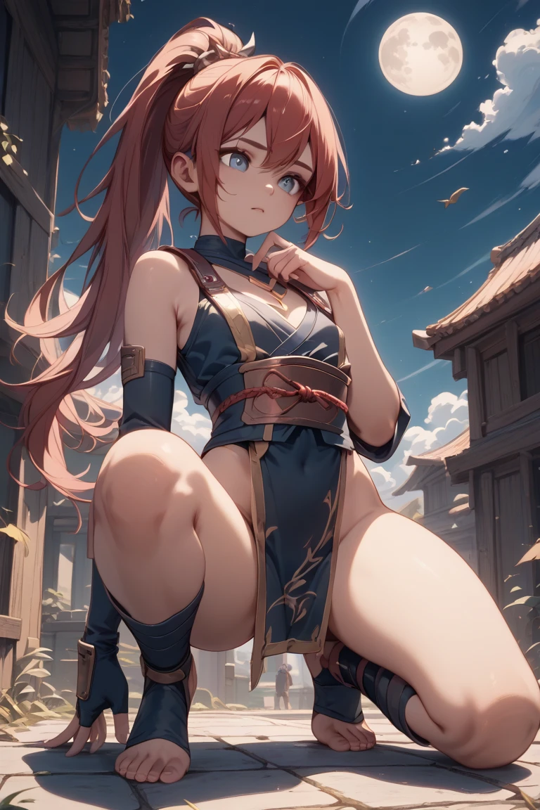 ((highest quality)), ((masterpiece)), (be familiar with), perfect face,nsfw,((show nipples)),(show your butt),((cry)),((insult)),((raped)),((sad expression)),((shy)),whole body,spread legs,big breasts,torn clothes