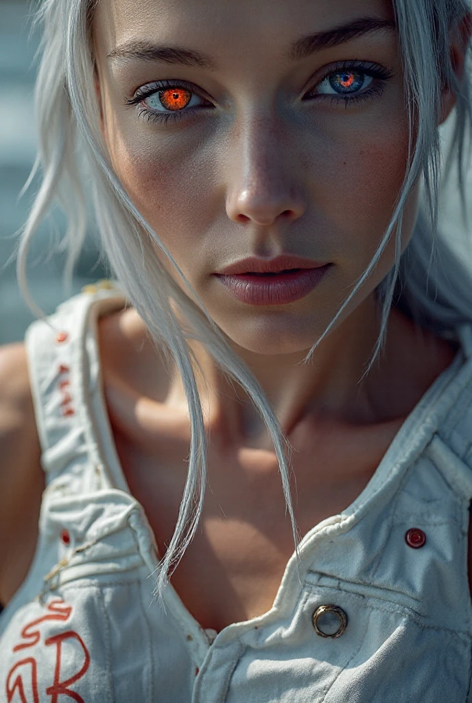 dressed, (photo realistic:1.4), (hyper realistic:1.4), (realistic:1.3), (smoother lighting:1.05), (increase cinematic lighting quality:0.9), 32K, 1girl,20yo girl, realistic lighting, backlighting, light on face, ray trace, (brightening light:1.2), (Increase quality:1.4), (best quality real texture skin:1.4), (tired and sleepy and satisfied:0.0), (Increase skin texture beauty:1.1)
strong and muscular gentleman, with a full and powerful white beard, skin as white as an albino, bright orange eyes like fire, long white hair, an arm that surrounded by lightning, a halo of shining fire, walking on the clouds in front with a angry face
