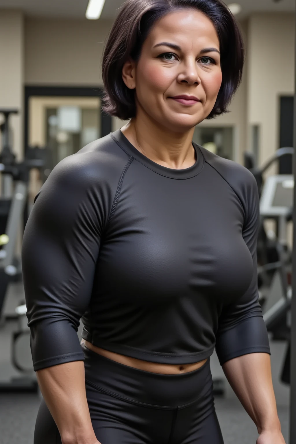 Mature muscular and voluptuous 42 year old Asian MILF looking at you with anger、Brown Hair、braided hair、standing、 (hands in pockets)、Thick arms:1.2、Thick body 1.2、Big Breasts:1.4、Abdominal muscles:1.2、Big Butt:1.5、Thick thighs:1.3、Jacket、(T-Shirts)、Cotton pants、Sunburned skin:1.3、Wet with sweat、Angry expression、Intimidating、Looking at this、In front of the factory、Front-facing、Shooting from head to knee、最high quality, high quality,Super high-quality、Fully clothed