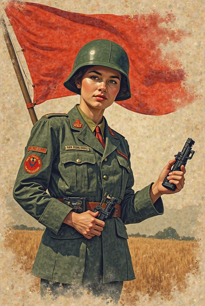 female revolutionaries,Vintage Poster,Posters during the war、age 1910
