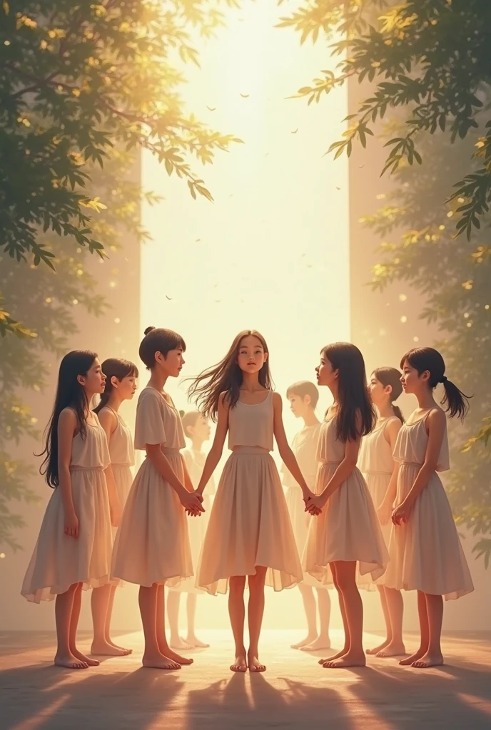 young boys and girls being salt of the earth and light of the world