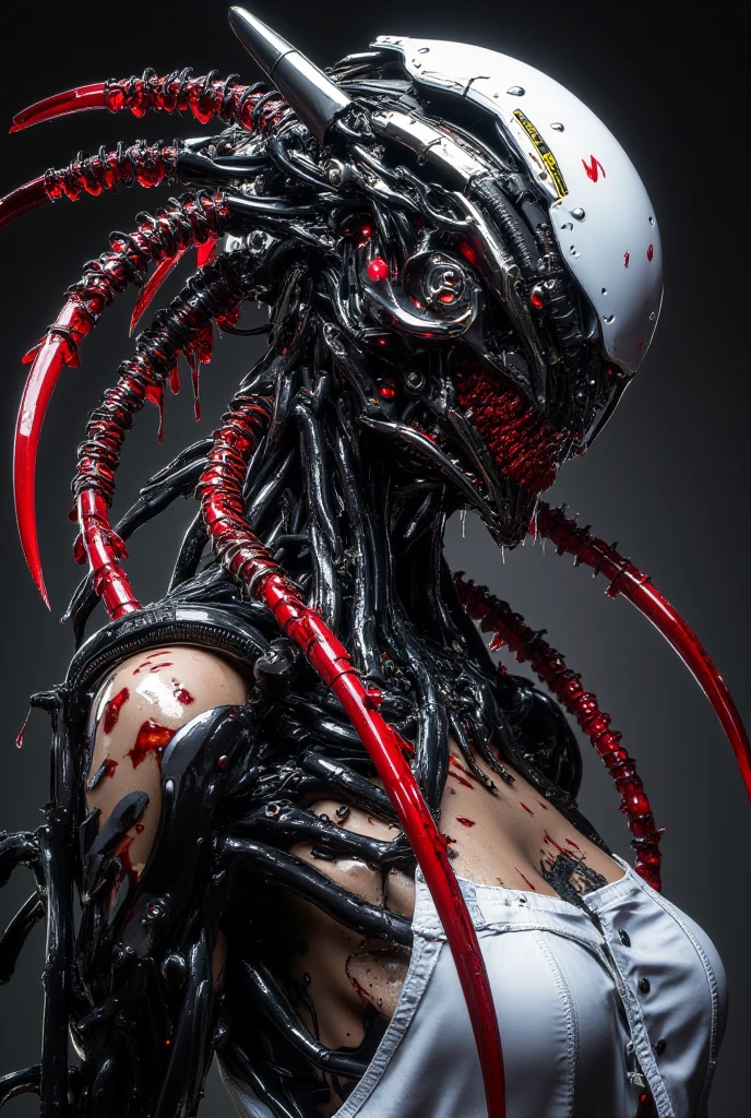 🤖🧟‍♀️👹, texting, hyper realistic, 🤳((guro)) far angle, raw, 8k, hyper resolution, ((horror body:1.3)), anomalistic, exposed organs, Veins, nerves with wires and tube, ((necrotic skin)), tentacle sex, (nuclear rain)), ((hyper intricate horror detailed:1.2))
((nsfw))