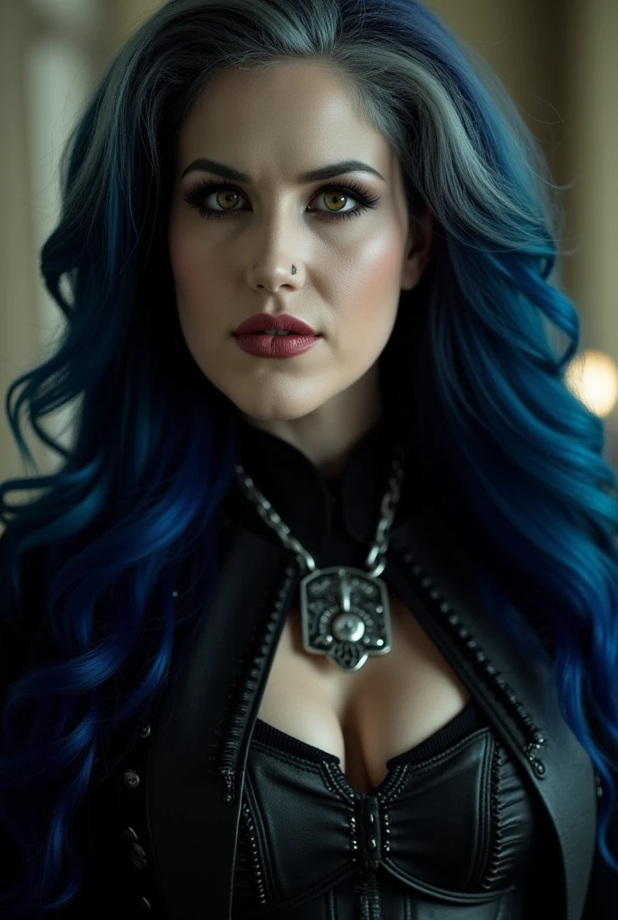 breathtaking cinematic film still (realistic, photorealistic), a 30 years old woman singing heavy metal at stage, wearing bdsm suit, (high quality skin:1), (high detailed face skin:1.1), (realistic iris:1.1), (realistic pupils:1.1), (skin pores, skin imperfections),
<lora:quiron_AlissaWhiteGluz_v4_lora:0.87> alissawhitegluz_woman, . shallow depth of field, vignette, highly detailed, high budget Hollywood movie, bokeh, cinemascope, moody, epic, gorgeous, film grain, grainy . award-winning, professional, highly detailed