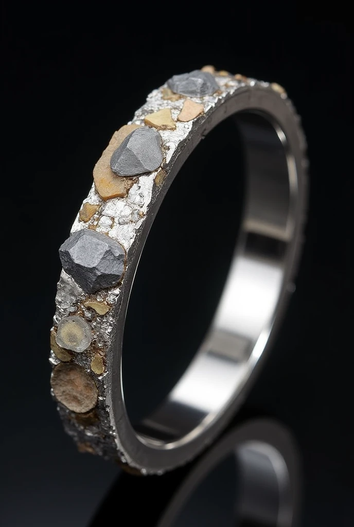 Masterpiece, best quality, 8k, piece of silver rock, silver tone, silver metal radiation,