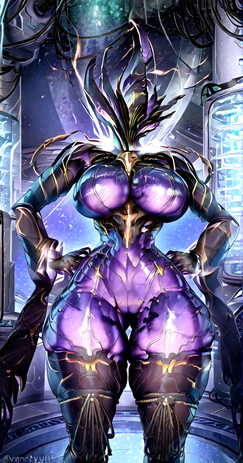 Bakunyuu A-Mecha Musume full body (((EVA-01 colors))) sexual body stand pose (((hair short))) (((two colors))) style retro anime stand pose hentai black and yellow 100000000000000000000sexWolf🐺
