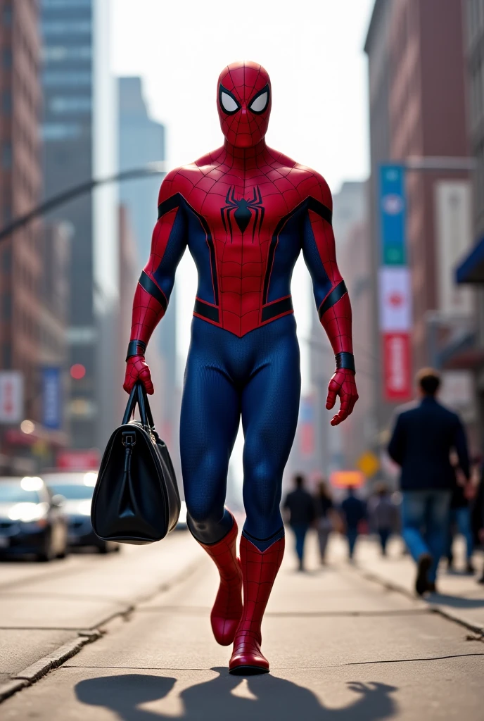 spiderman wearing black leather jacket, (punk), absurdres, comic book, comic book cover, dynamic pose, city street, urban, gritty, spiderverse, night