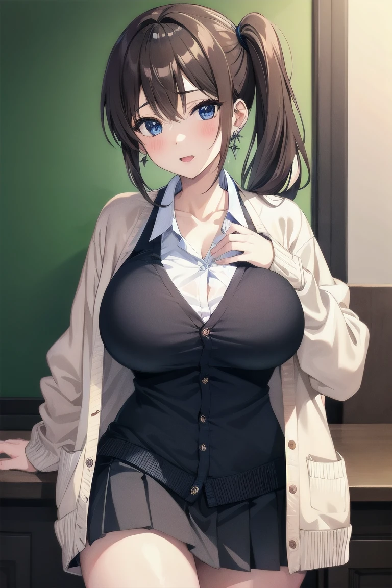 Beautiful lawyer、(alone, 40 years old、Ultra detailed face、Detailed lips、Detailed eyes、double eyelid、Brunette bob hair, Black blazer、White dress shirt、Tight micro mini skirt)、Reading at a desk、at the library、(Glamorous Body)、(Huge boobs)、Cleavage、Perfect hands, Perfect Fingers, Perfect breasts, Exactly, Perfect body, Perfect Face, Perfect Image Realism, Detailed Background, Detailed costume, maikurobiki、Unbuttoned shirt、Lewd Librarian、Hyperrealism、Photorealistic、Unreal Engine、Maximum resolution 8K, (masterpiece), Very detailed, Professional