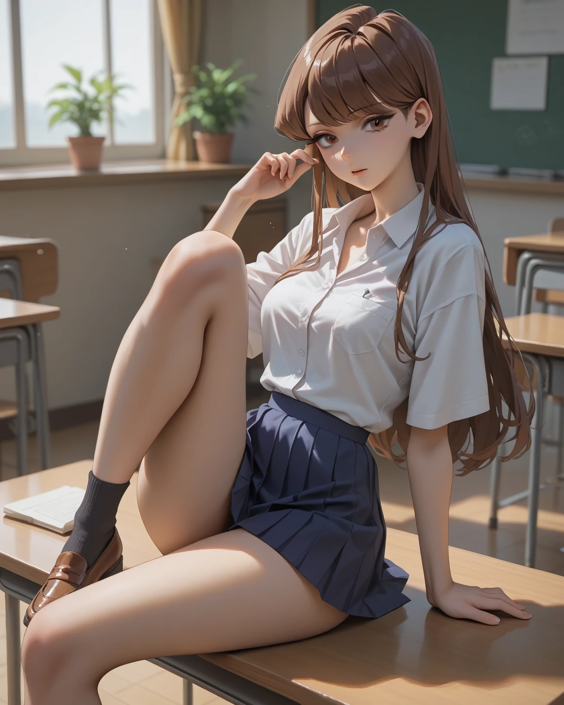 Schoolgirl bare feet --auto --s2