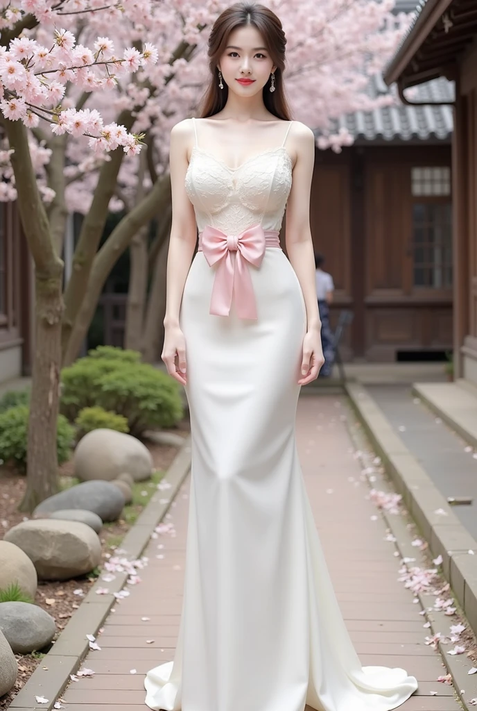 1girll, Ugh, Photo art, (flower:1.2), An amazing photo with beautiful saturation, 超高分辨率,(Realistic:1.4)),deepshadow,(Best quality, Masterpiece), Pale skin, Dimly lit, Shade, flustered, Blush, Highly detailed, Skinny, BREAK depth of field, filmgrain, wrinkly skin, view the viewer, knee, Warm smile, (full bodyesbian:1.2)  Masterpiece,Ultra photo realsisim,32K,Extremely detailed Cg Unity 8K wallpaper, Best quality