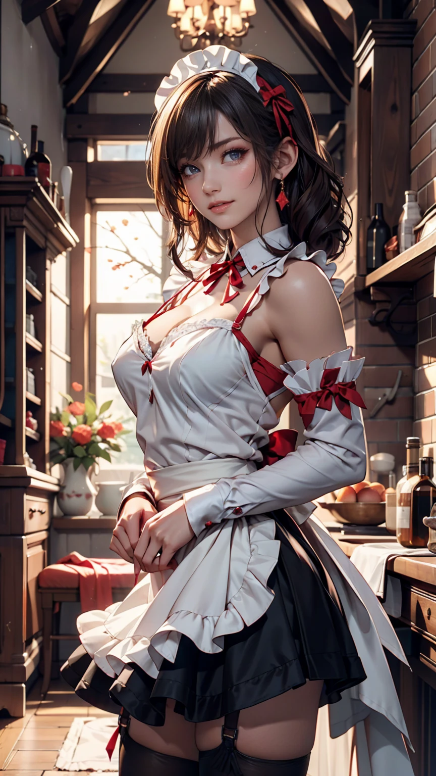 (Beautiful young female (perfect face) demon), (Milla Jovovich:0.3), horns, tail, wicked smile, pale skin, (skin texture:1.1), (very very sexy white filigree French maid outfit, exposing her very nice butt), wreathed in fire, (fiery eyes:1.2), fit athletic body, temptation, hellscape background, tortured souls, hordes of hell in the distance, (masterpiece), (photorealistic:1.4), RAW photo, best quality, high res, rich colors, backlight, bright sunlight, cinematic lighting, film grain, raw photo, 50mm lens, Nikon D850, warm colors, sweaty, from behind 