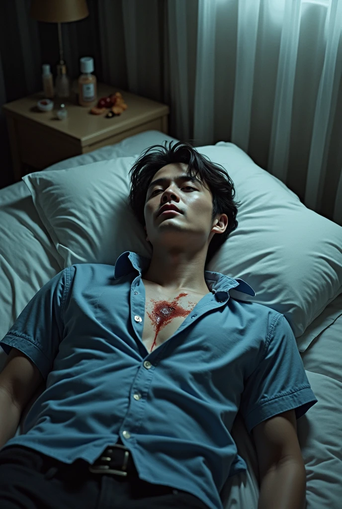 1boy、Handsome Men、Japanese male, 、handsome man、Mash Hair、Completely naked、Full nudity、erection、Huge penis、Highest quality、Realistic、beautiful、Sad look、MRI scan at the hospital、A nurse in a white coat next to me