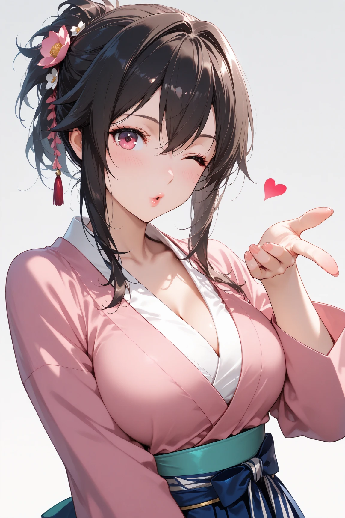 <lora:MikoFashionV2:1> miko,, ultra detailed, masterpiece, best quality, aesthetic, detailed,, solo, seductive smile, red lips,
1girl, purple eyes, red hair, blunt bangs, medium breasts, <lora:hair_rings:1> low hair rings, <lora:EllaNyan:1>,